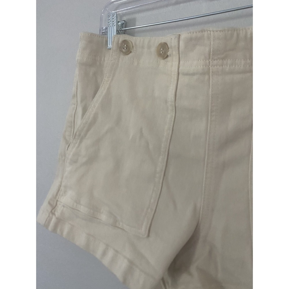 Anthropologie Pilcro The Kit High-Rise Utility Shorts Tan Khaki Size 31 - Picture 9 of 12